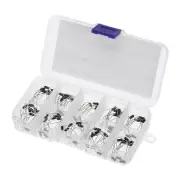 Rectifier Diode Assorted Kit, 100 Pack 10 Values Element in a Box for Electrical