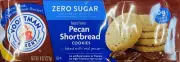 Voortman Bakery ZERO SUGAR PECAN SHORTBREAD Cookies 8 Oz Pack NEW - SUGAR FREE