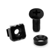 Biaungdo 30 Pcs M5 x 16mm Rack Screws and Cage Nuts, Computer Rack Mount Cage...