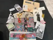 Junk Journal insert lot Cards, Pockets, GORGEOUS! Ooak embellish slow stitch