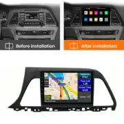 For 2015-2017 Hyundai Sonata Stereo Radio 9'' Android 10.1 Head Unit Wifi 2+32GB