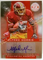 ALFRED MORRIS #46 REDSKINS FRESHMAN PHENOMS AUTO 2012 TOTALLY CERTIFIED 100/290