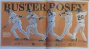 Giants 2010 World Series SF Chronicle w/ Buster Posey Sporting Green Sports MLB