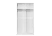 SPACEMASTER BABYLON Medium Robe with 1 x Mirrored Door and 1 X Panel Door