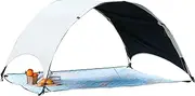 Beach Shelter,Portable Canopy Sunshade | Family Sunshade Shelter for Camping Hiking Traveling, UPF 50+ Protection Canopy