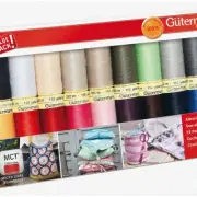 Colorful Stitches: Sew-All Thread Set - 100m Spools: Vibrant Pack of 20, Assorte