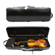 Violin Case 4/4 full size Durable Carbon Fiber hard shell Oblong Case Backstraps