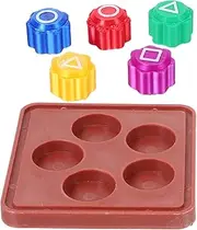LRXIYODE Traditional Game Set Fun Hand Eye Coordination for Family Gatherings Educational Pebble Game for Cultural Experience Material for Parties and Social Events