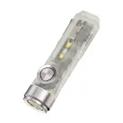 A5U G4 Keychain EDC Flashlight Glow in The Dark 650 Lumens High Lumen Recharg...