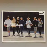 ❣️官方限量已絕版❣️韓國帶回 正品 防彈少年團 BTS PUMA 明信片 POSTCARD