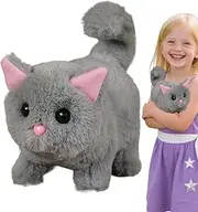 A Real Robot Cat - Plush Electronic Cat Toy | Interactive Electronic Robotic Kitten for Toddler Boys Girls Children