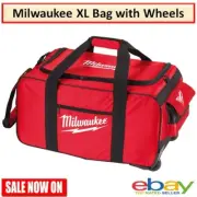Milwaukee Heavy Duty Tool Bag XL Large With Wheels Contractor Rolling Roller