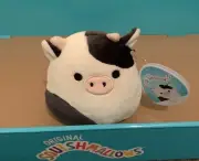 Squishmallows Farm Squad - CONNOR COW 5" PLUSH TOY NEW TAGS RARE!