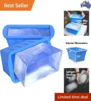 Extra Large Ice Block Mold, 2-Pack, 8lb Ice Block, Ice Maker for Cold Plunge ...
