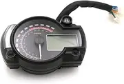 Seven Color Motorcycle Meter Universal Refit Meter LCD Digital Motorcycle Speedometer Odometer Bike Tachometer Backlight Motorcycle Trip Meter