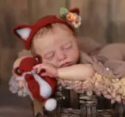 Claudia Sleeping *Realborn ~ 18" Reborn Vinyl Doll Kit/COA ~ by Bountiful Baby