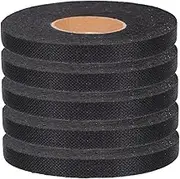 DOITOOL 5pcs Fusible Interfacing for Sewing Iron on Interfacing Fusible for Sewing Supplies and DIY Craft Tools Black 50 M