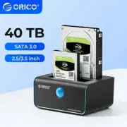 ORICO 2 Bay 2.5" 3.5" inch SATA HDD SSD External Case Hard Drive Docking Station