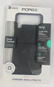 Incipio SA-2015-BLK Grip for Samsung Galaxy Z Flip3 5G Black