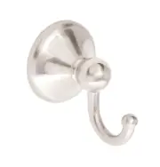 Style Selections, "Jakob" Robe Hook Wall Mount Towel Hook | Brushed Nickel