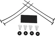 TINEASUR Universal Electric Cooling Fan Kit Car Cooling Fans Radiator Fan Mounting Kit for Auto Cooling Fan Accessory