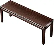 LYXWGRZD Wood Bench, Dining Bench, Entryway Bench with Rounded Corner, Dining Room Bench, Kitchen Bench for Living Room, Bedroom, Hallway, Bench end of Bed