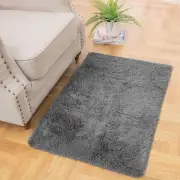 Ophanie Small Throw Rugs for Bedroom, 2x3 Non Slip 2&apos; x 3&apos;, Grey