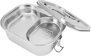 Stainless Steel Lunch Box, Leakproof Box, Insulated Metal Lunch Box, Food Container for Adults, Office, School, Travel (S)