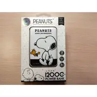 在飛比找蝦皮購物優惠-POWER BANK 史努比 SNOOPY 12000mAh