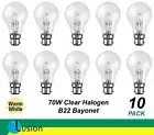10 Pack 70W = 100W Clear GLS Halogen Light Globes / Bulbs Bayonet Cap B22