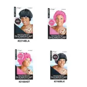 MAGIC COLLECTION WATER PROOF REUSABLE ELASTIC BAND SHOWER CAP + TRACK DELIVERY