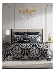 [DaVinci] Coronet Quilt Cover Set in Ink
