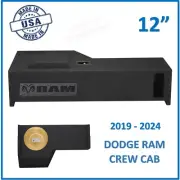 Dodge Ram Crew Cab 1500 2021 12" Sub Box Subwoofer Enclosure