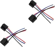 GLEAVI 2sets Car Headlight Plug Multi Fuse Adapter to LED Cars Power Cable Outlet Headlight Parts Plastic 2pcs*2
