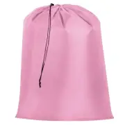 Laundry Bag Extra Large Heavy Duty Drawstring Bag 28 Inch x 40 Inch, Pink