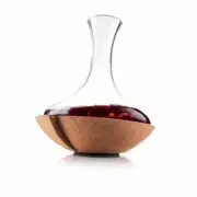 Vacu Vin swing decanter, wine decanter with swing function, crystal glass, cork