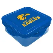 West Coast Eagles AFL Sandwich Snack Container Lunch Box