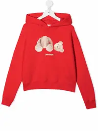 在飛比找Farfetch優惠-teddy bear print hoodie