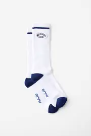 [Body] Body - Active Tube Sock - White/heritage blue wellness club OS WHITE/HERITAGE BLUE WELLNESS CLUB