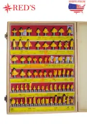 REDS Y92000-8 -70 Piece Router Bits SET 1/2" Shank