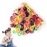 Toddler Hair Tie,100 Durable and Stretchable No Damage Hair Bands | Elastic Ponytail Holders, Soft Headband Accessories Hair Ties for Thick and Curly Hair