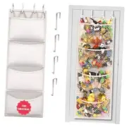 The Original Stuffed Animal Storage (Patent Pending) - Over Door White