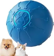 Interactive Dog Rolling Ball - Rechargeable Electric Automatic Rolling Cat Balls | Smart Pet Toys with Light for Exercise Mental Stimulation Scratching Post Hunting Simulation Training Climbing
