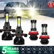 For 2007-18 Mini Cooper LED Headlight Kit 8 H13 High Low Beam + H11 Fog Light (for: Mini)