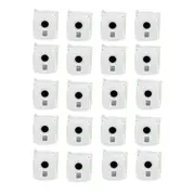 20Pack Replacement Dust Bags for LG CordZero All-In-1 Tower A939KBGS, A938KBGS and A937KGMS