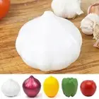 White Garlic Saver Container Plastic Refrigerator Storage Box for Onion