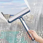 2Pcs Shower Squeegee Bathroom Mirror Window Brush Cleaning Wiper Home Cleaner Tool
