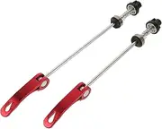 GANAZONO 2pcs Quick Release Skewers for Mountain Road Bikes Durable Front Rear Axles with High Performance Bearings for Effortless Wheel Swaps Secure Fixation Cycling Accessory