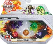 BAKUGAN - Geogan Brawler Pack - Arachina And Amphrog (6059411) - Bakugan Tabletop Game - Ages 36+ - 2 Players - English