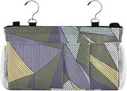 Bed Pockets Bedside Storage Hanging Storage Bag for Glasses Books Mobile Phones Keys Abstract Patterns with Colorful Designs